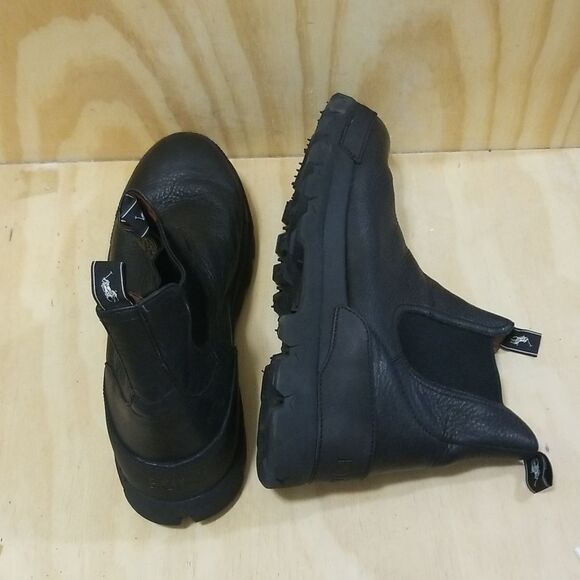 Polo Ralph Lauren Black Leather Oslo Chelsea Boots New without box 12 - Picture 6 of 10